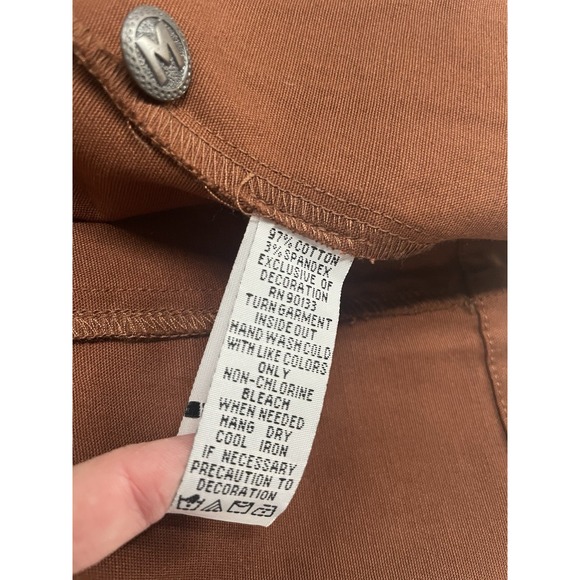 Bob Mackie Wearable Art Women's Jacket Brown Zip Up Rhinestones Bling Size XS - Picture 13 of 13